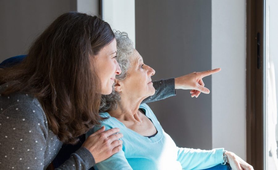 Tocher Mutter mit Alzheimer