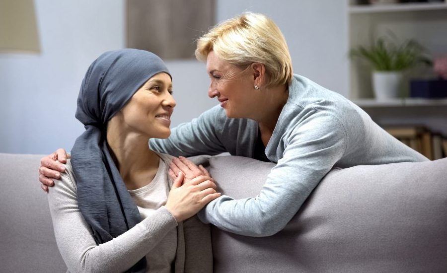 Woman with cancer and cachexia