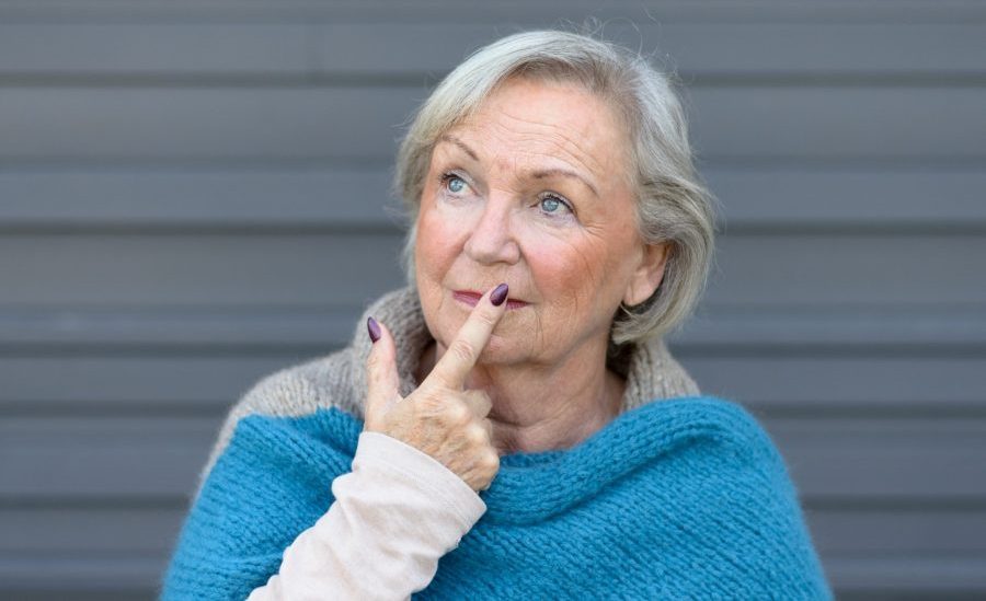Woman with Alzheimer